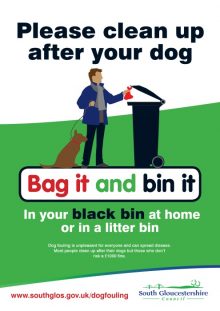 Dog mess: Bag it and bin it.