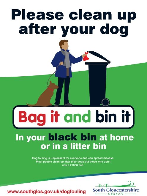 Dog mess: Bag it and bin it.